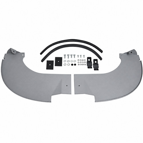 Rear bumper splash panel kit - rear,